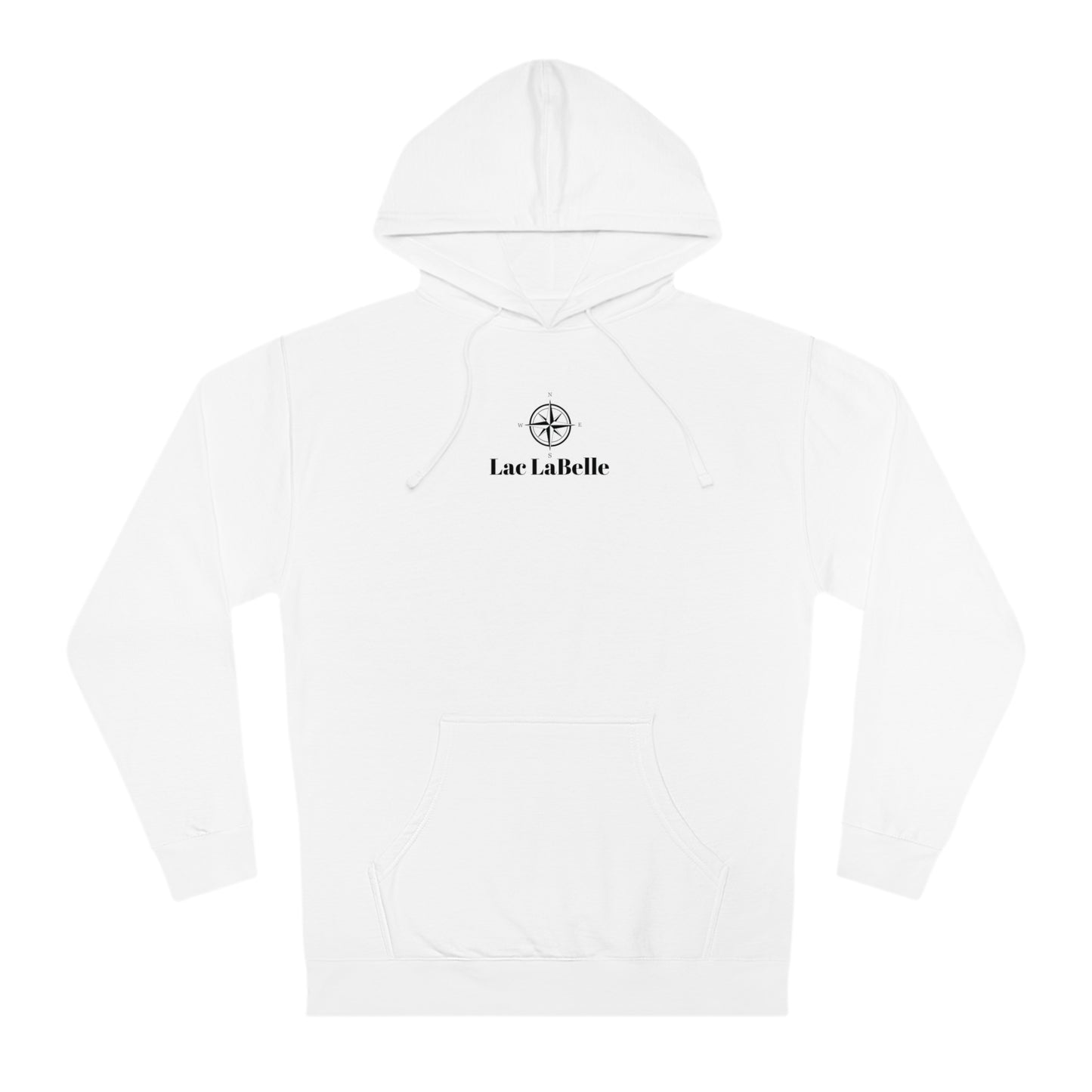 Lac LaBelle Compass Rose Unisex Hooded Sweatshirt ITC