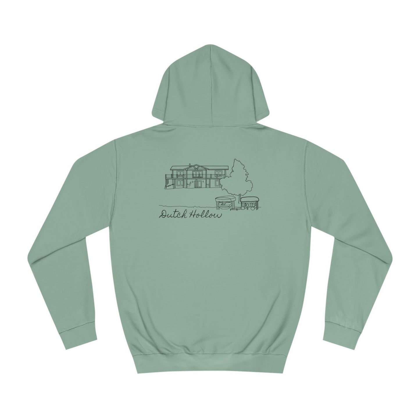 Beer Die Dutch Hollow Cabin Unisex Medium Weight Hoodie