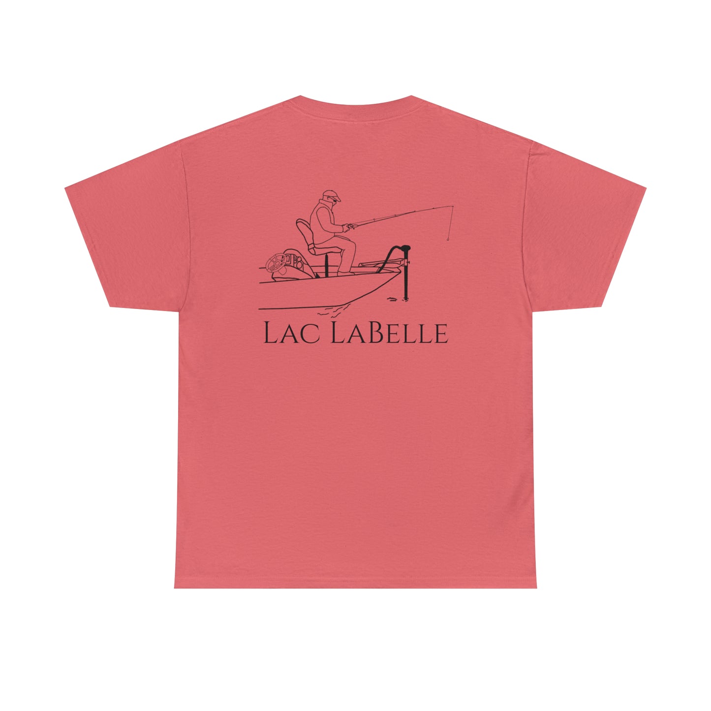 Trolling Motor Fishing - Lac LaBelle Unisex Heavy Tee Shirt