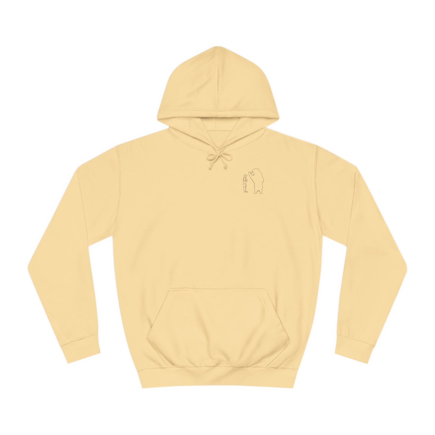 Papa Bear Basic - Jackson Hole Wyoming - Medium Weight Hoodie