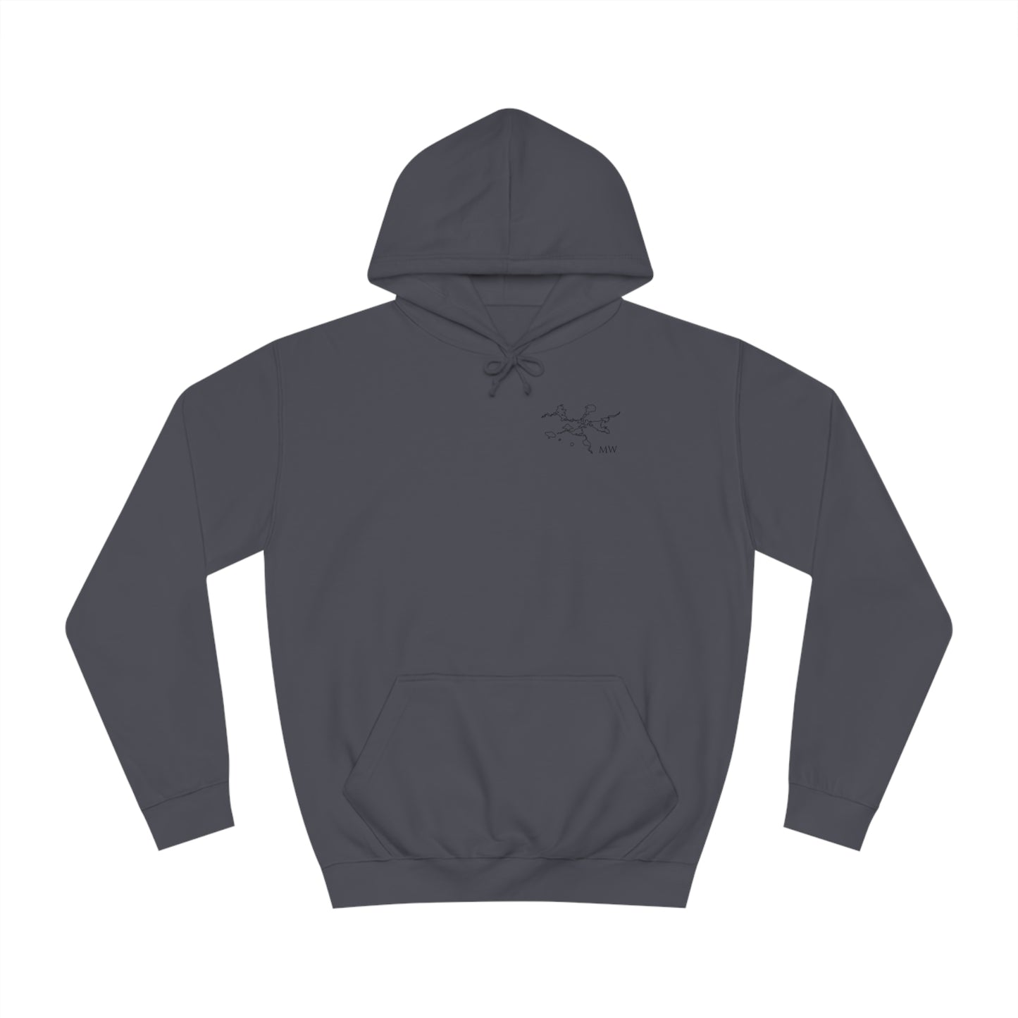 Manitowish Waters Surf Sketch - Lac LaBelle Unisex Hoodie Medium Weight