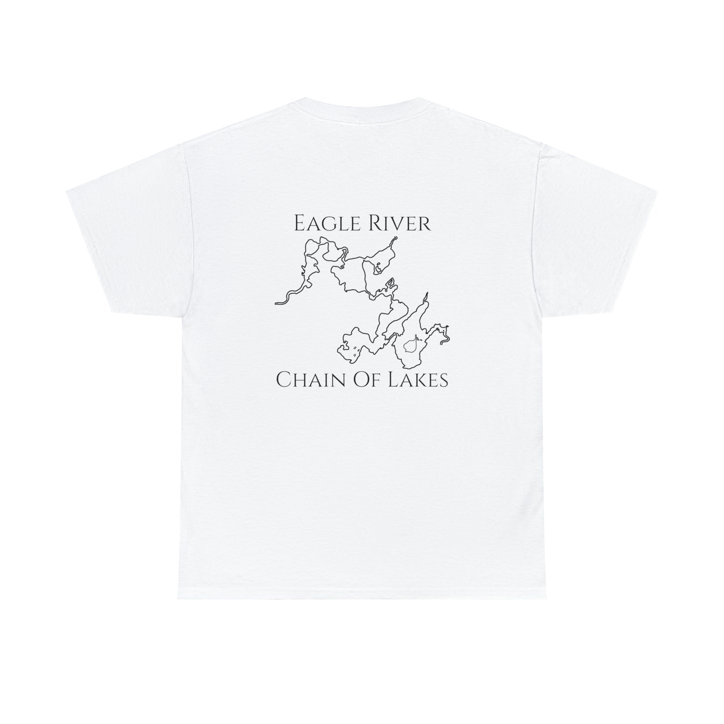 Eagle River Inner Tube Girl - Unisex Heavy Tee Shirt
