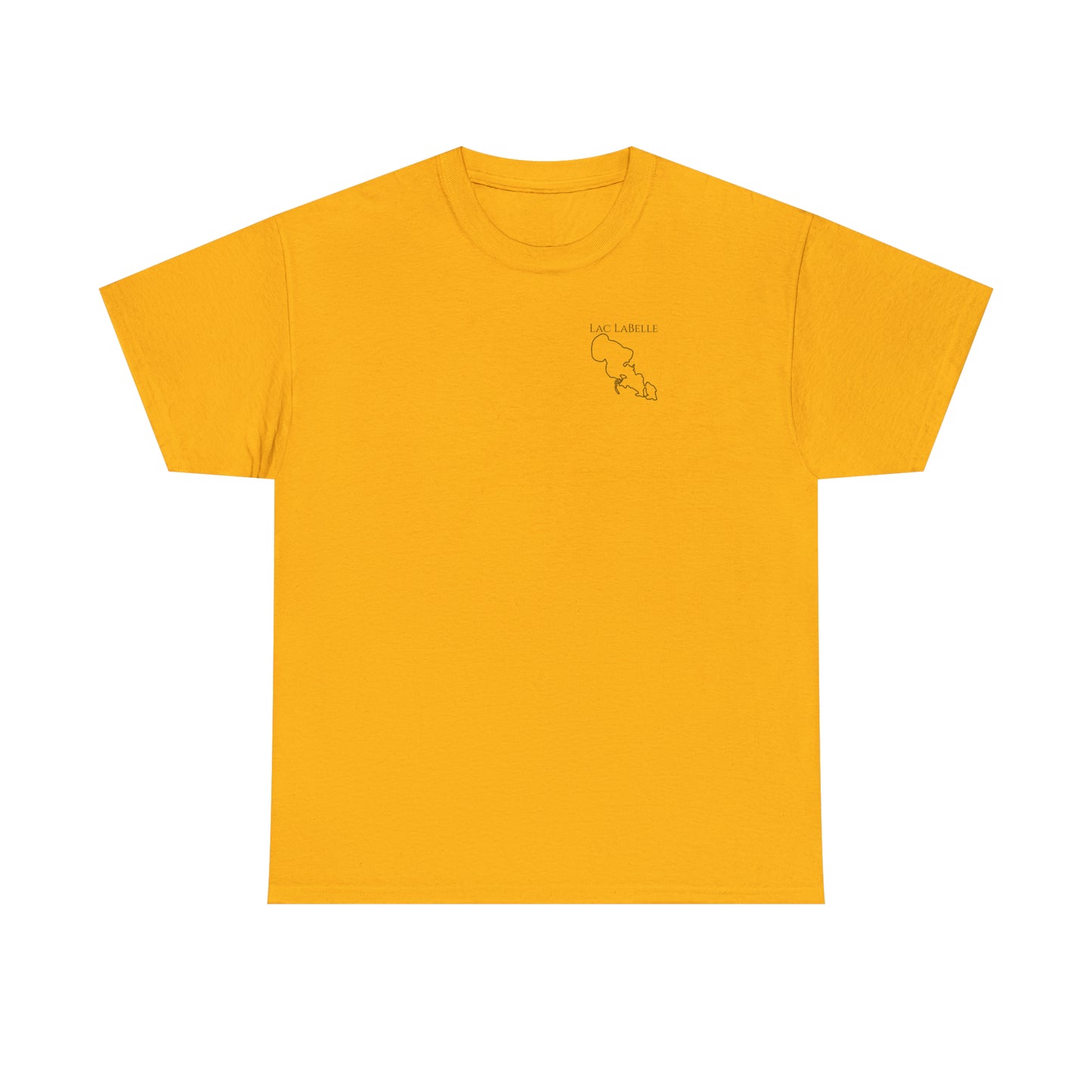 Lac LaBelle Plain Back - Unisex Heavyweight Short Sleeve Tee