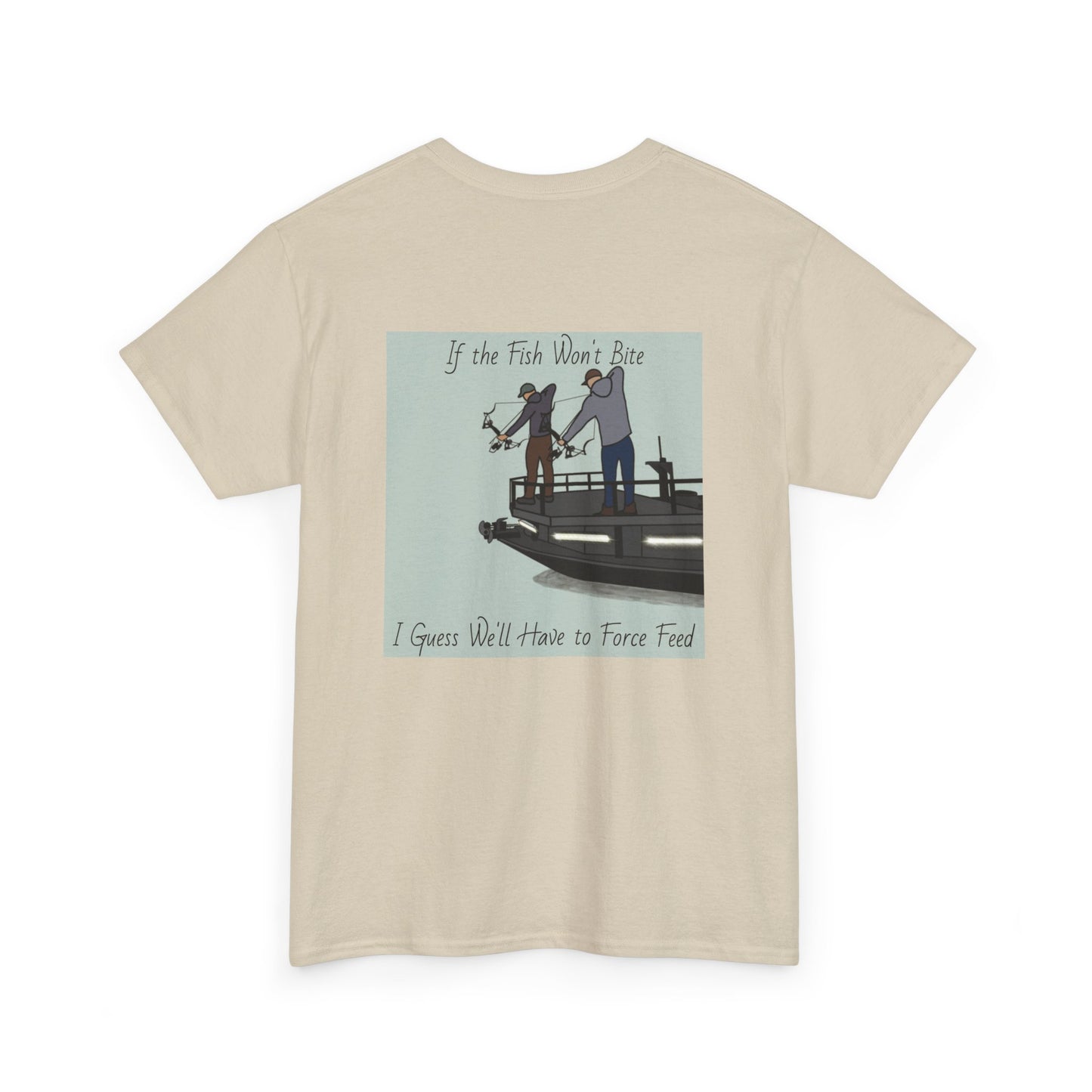 Bow fishing and MW Model - Unisex Heavy Tee Shirt