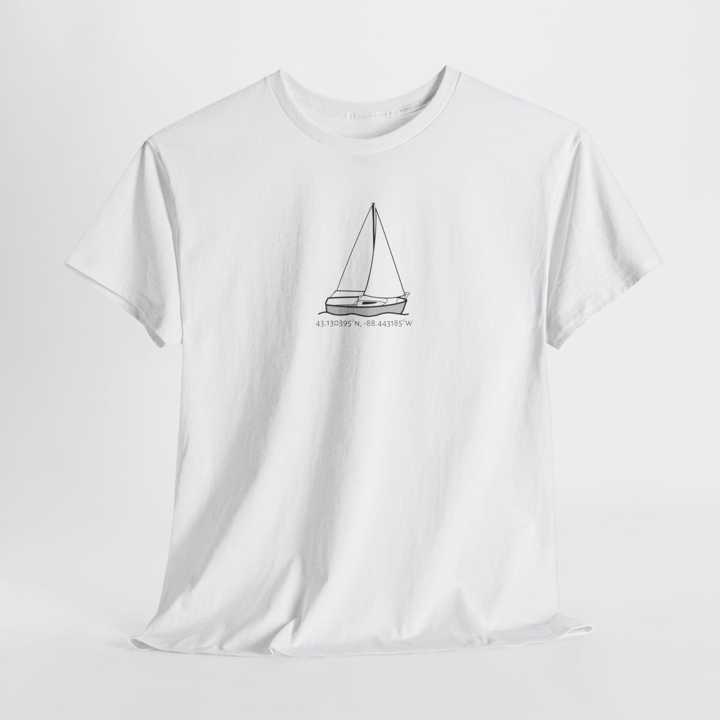 Sailboat Comfort Unisex Heavy Cotton Tee