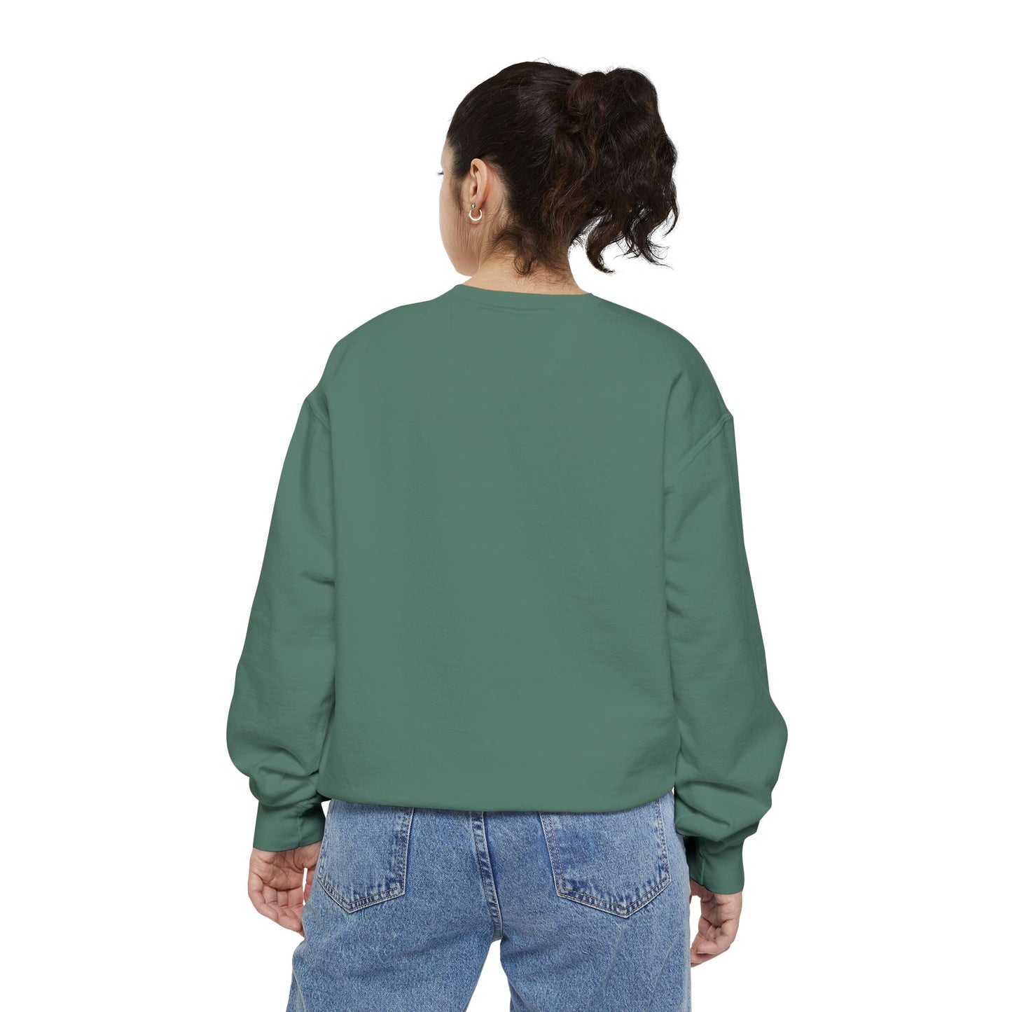 Surfing One Line Design Crewneck Sweatshirt - Comfort Colors