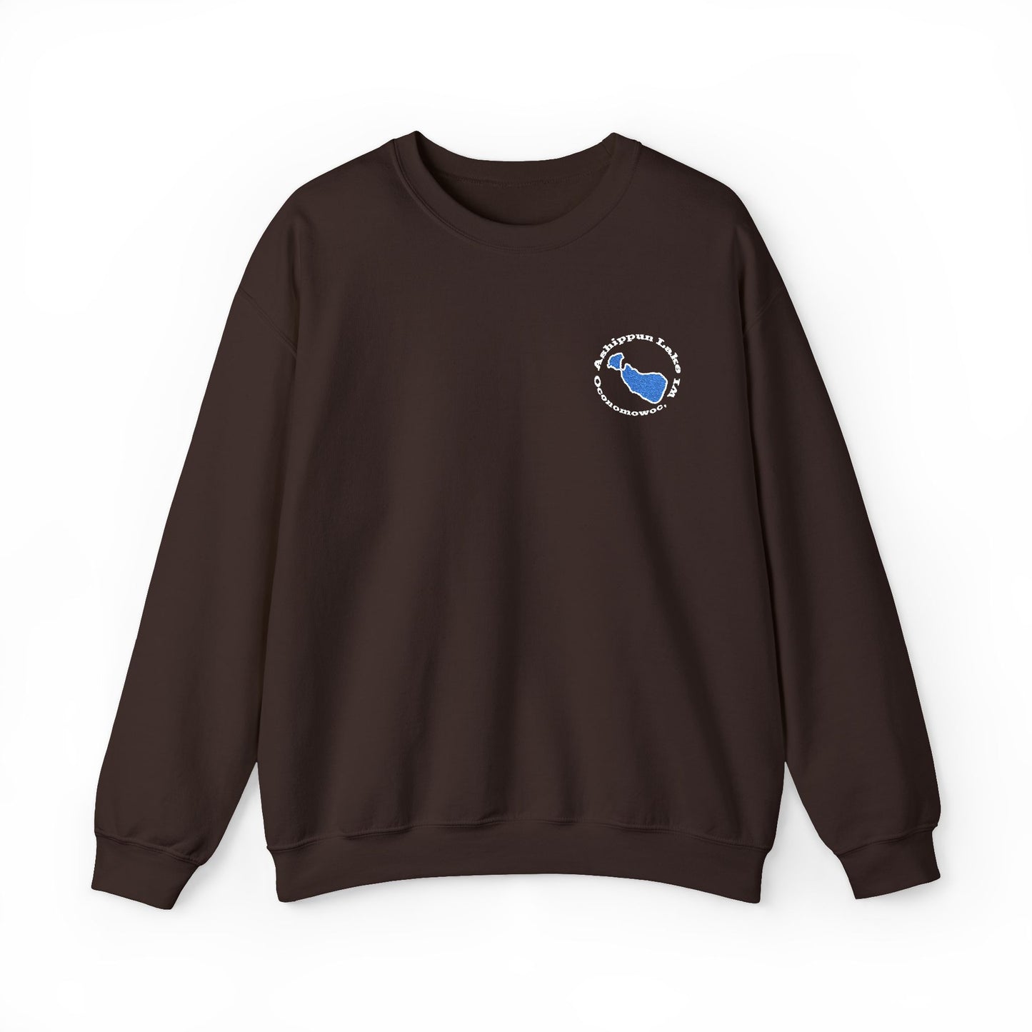 Ashippun Lake Embroidered Crewneck