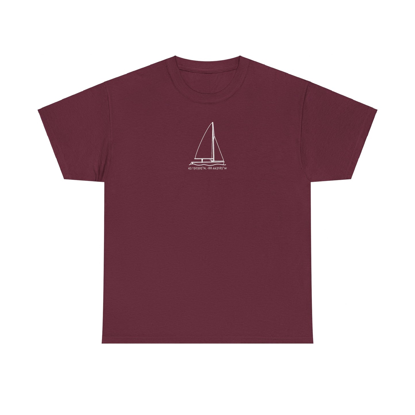 Sailboat 470 Model Unisex Heavy Cotton Tee