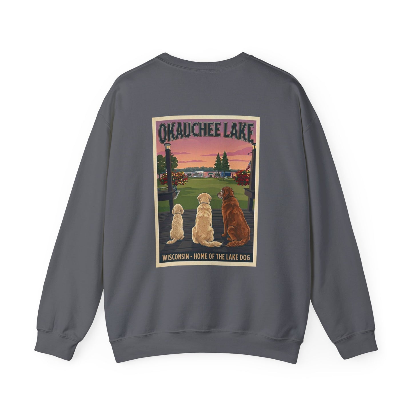 okauchee lake dogs - Unisex Heavy Blend™ Crewneck Sweatshirt
