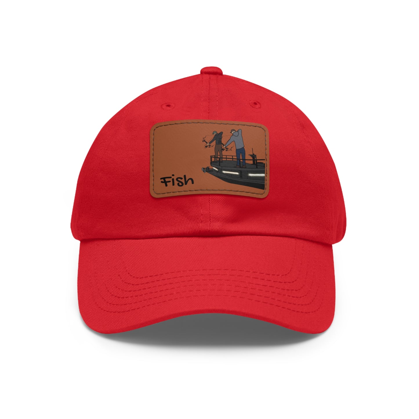 Hat with Leather Patch