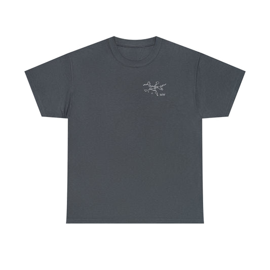 Manitowish Waters Plain Back - Unisex Heavyweight Short Sleeve Tee