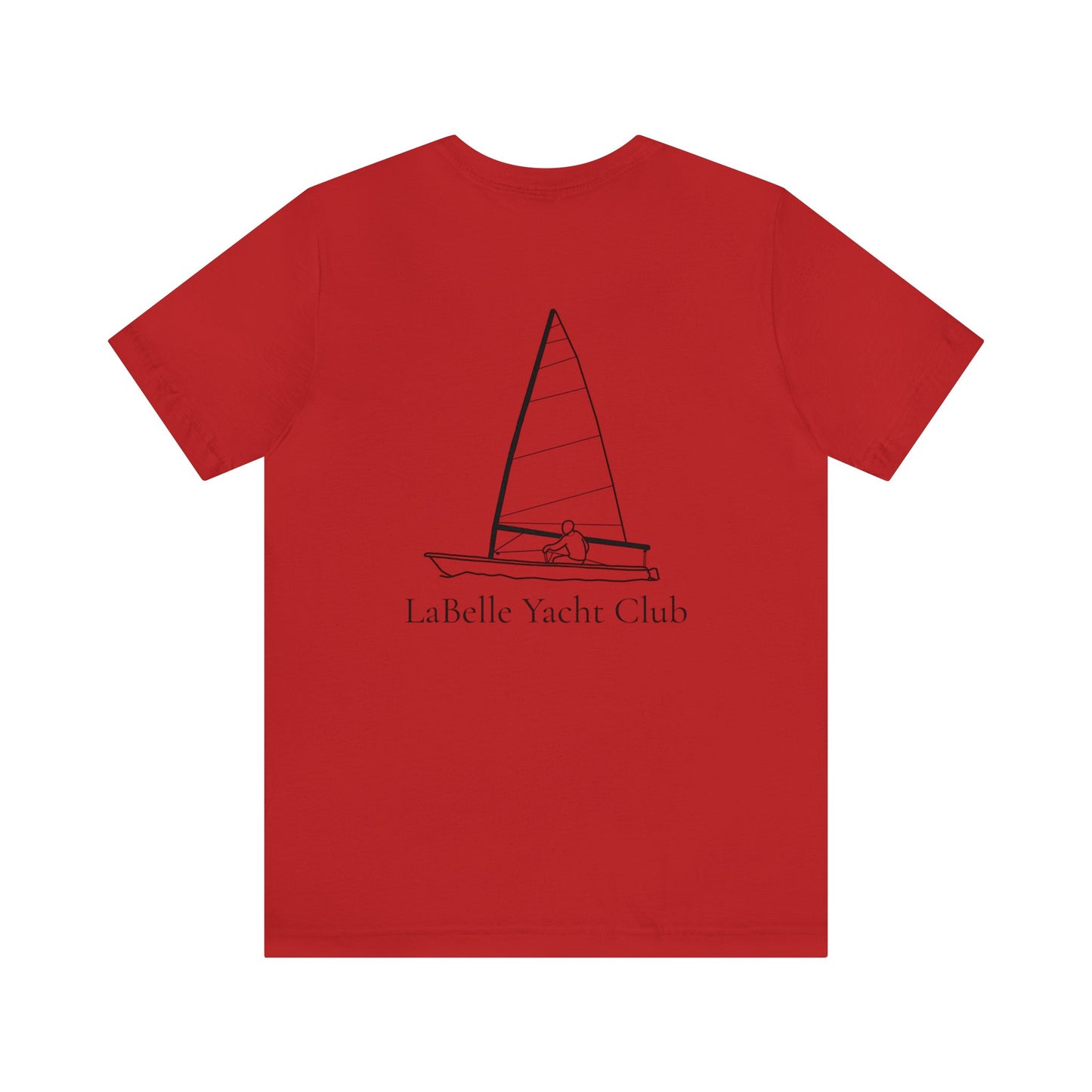 LaBelle Yacht Club Sailing - Unisex Lightweight Short Sleeve Tee