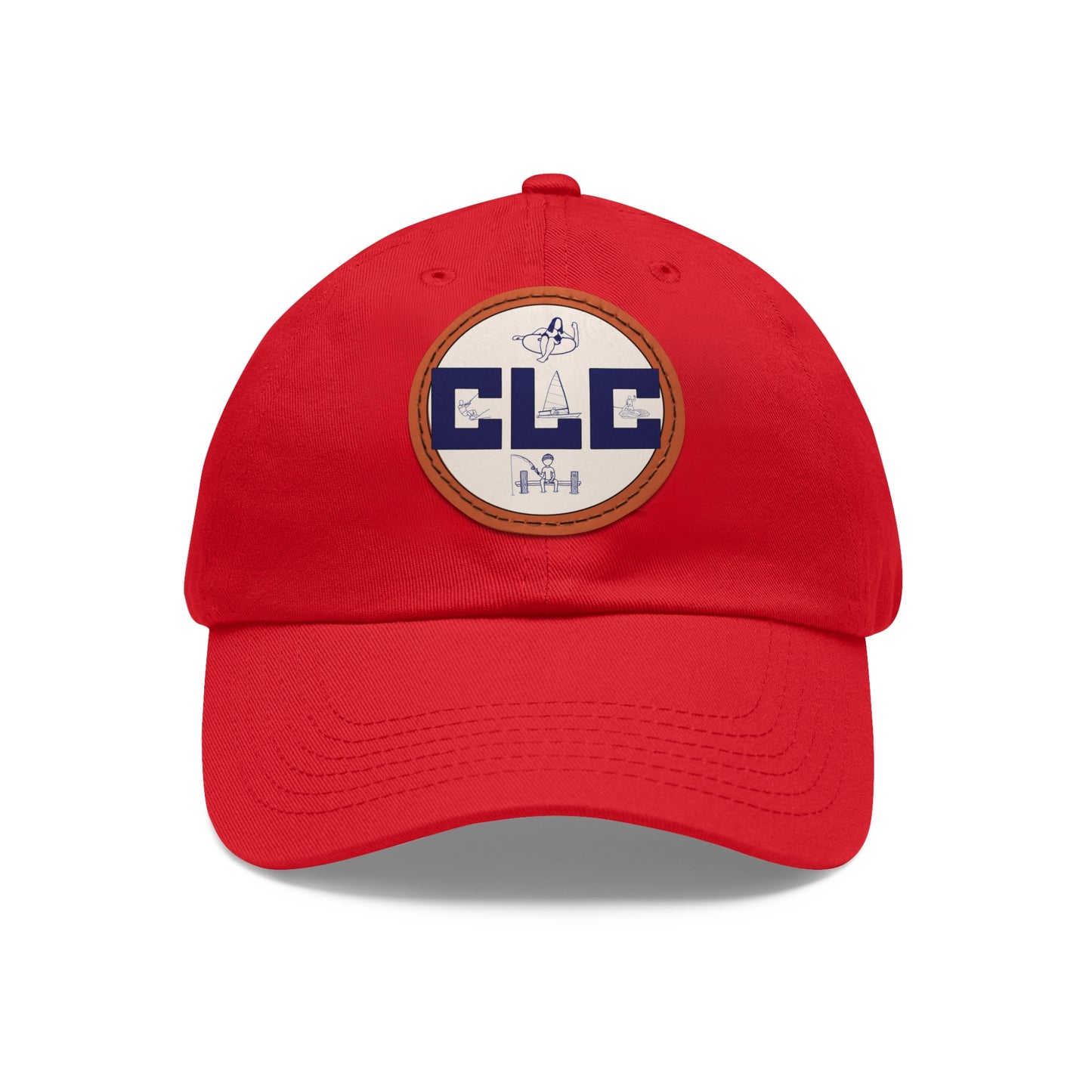 CLC Hat with Embroidered Leather Patch