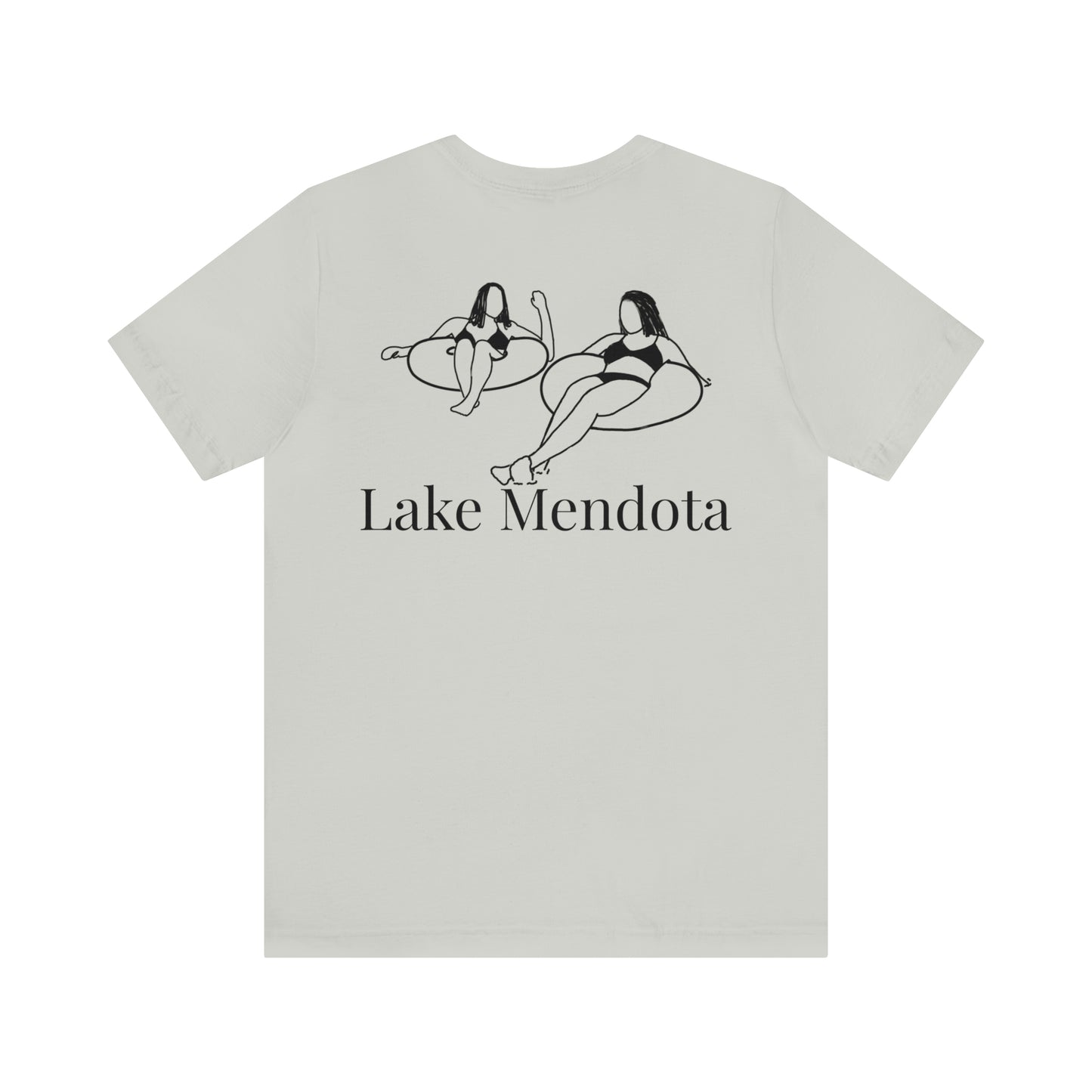 Lake Mendota Inner Tube Girls - Unisex Lightweight Short Sleeve Tee