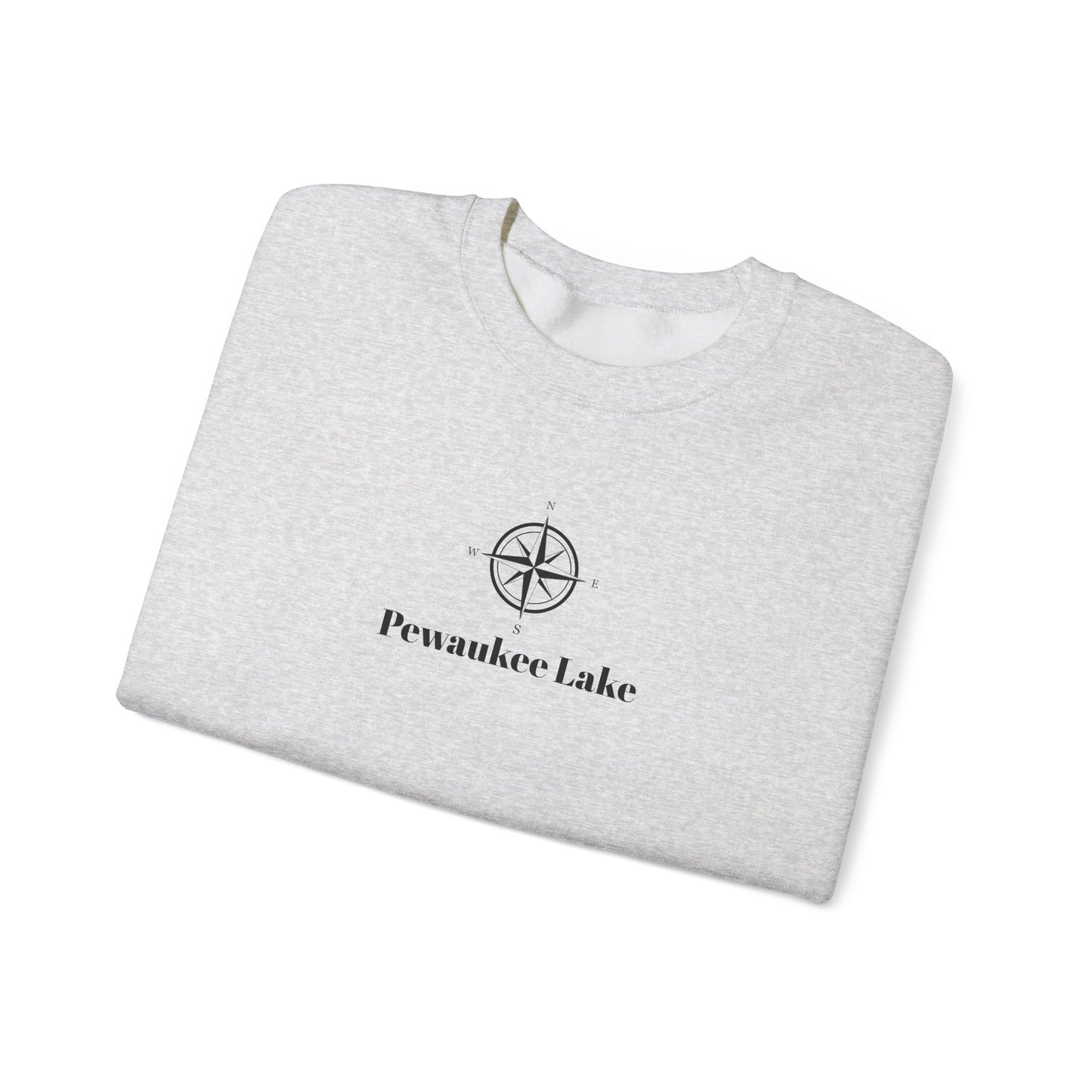 Pewaukee Lake Compass Rose Unisex Heavy Blend™ Crewneck Sweatshirt
