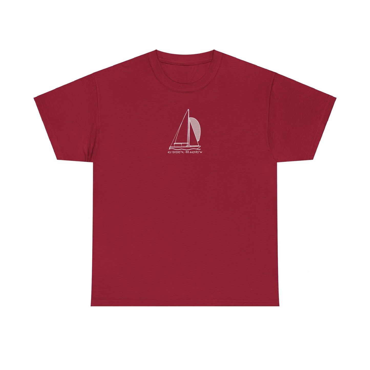 Sailboat Yngling Model Unisex Heavy Cotton Tee