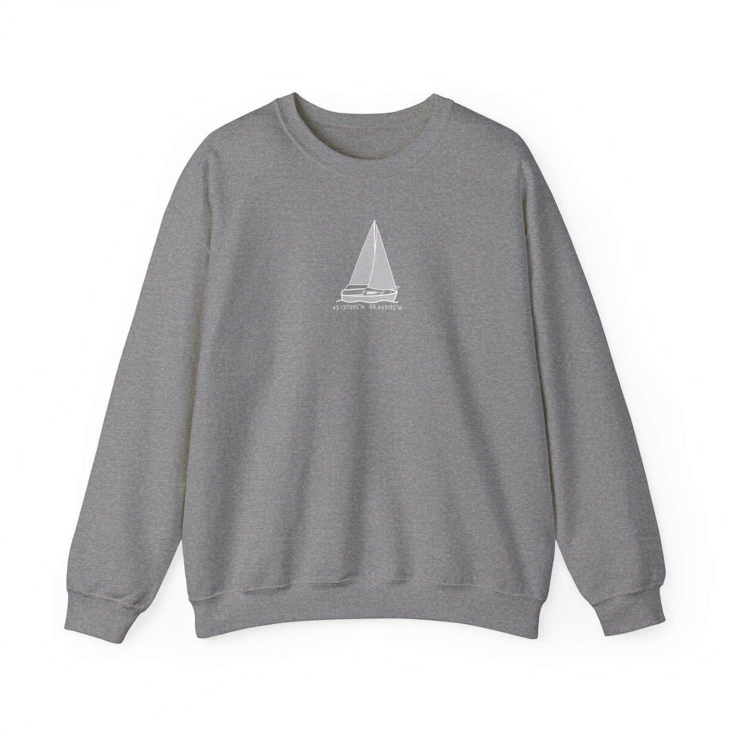 Sailboat Comfort Unisex Heavy Blend™ Crewneck Sweatshirt