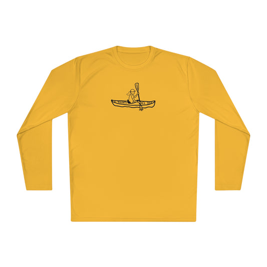 Kayak Girl - Okauchee Lake Unisex Lightweight Long Sleeve Tee