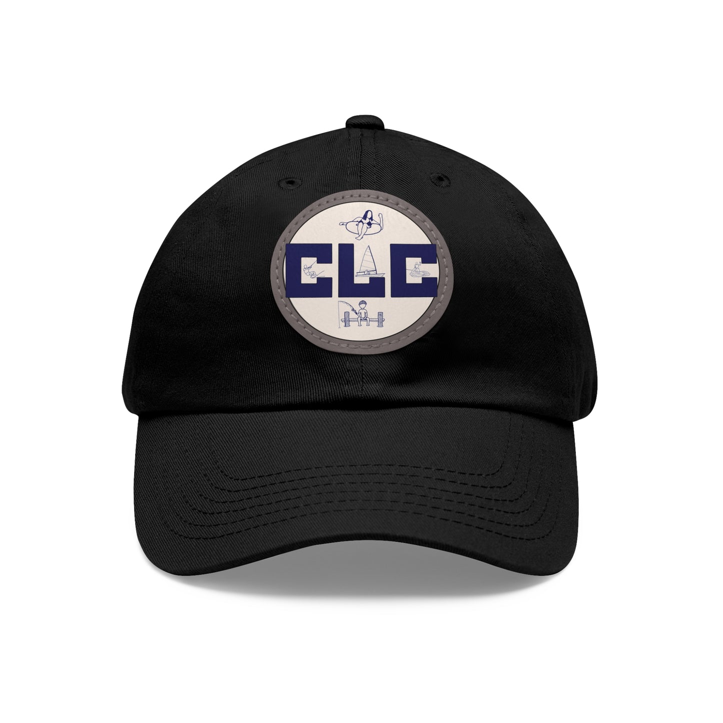 CLC Hat with Embroidered Leather Patch