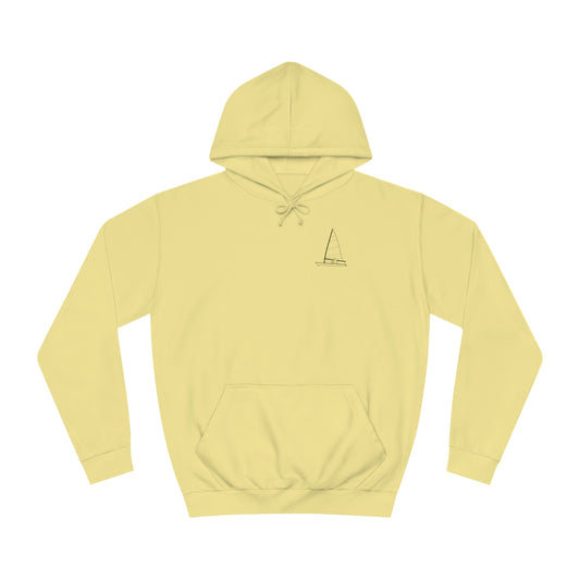 Manitowish Waters Sailboat Patch - Unisex Hoodie Medium Weight