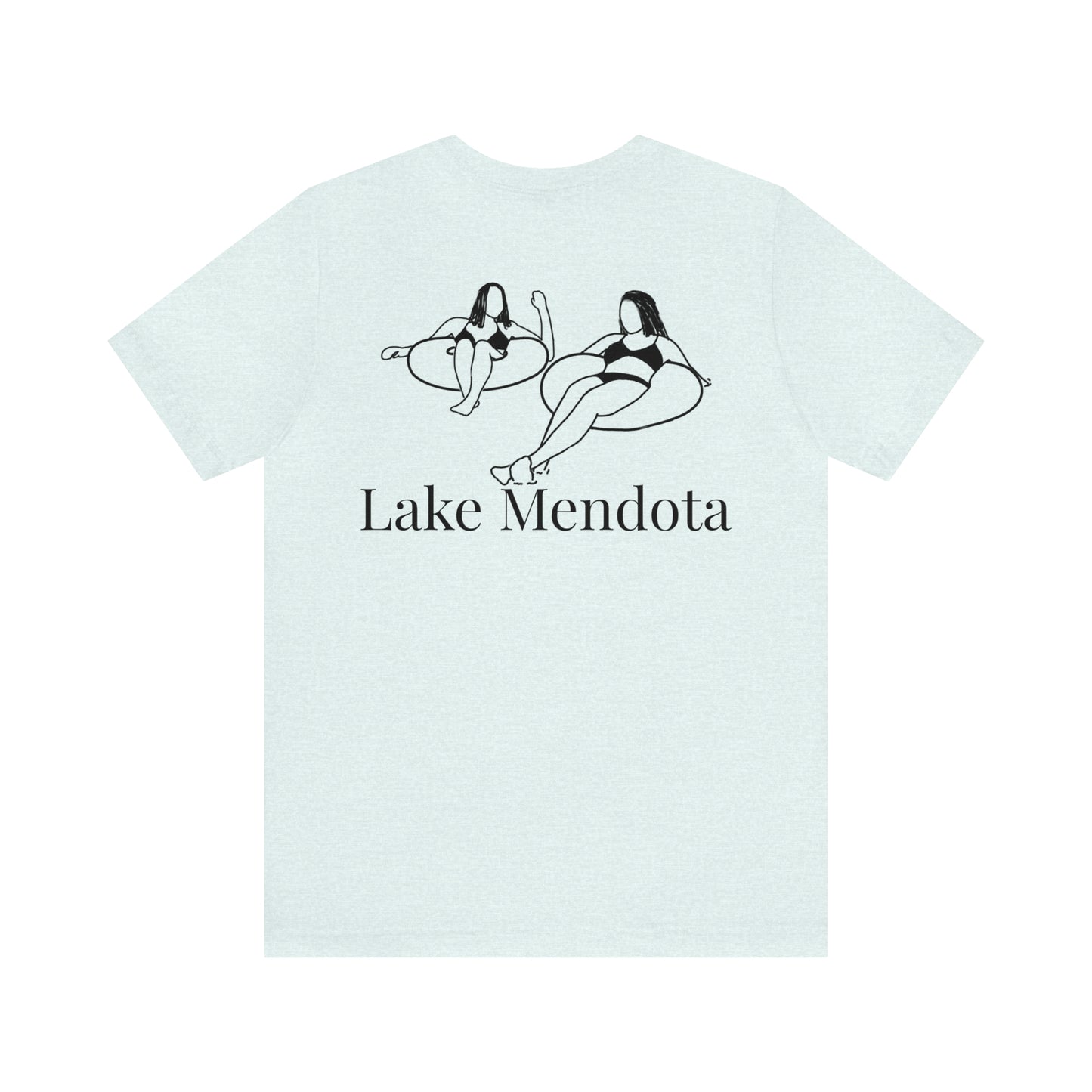 Lake Mendota Inner Tube Girls - Unisex Lightweight Short Sleeve Tee