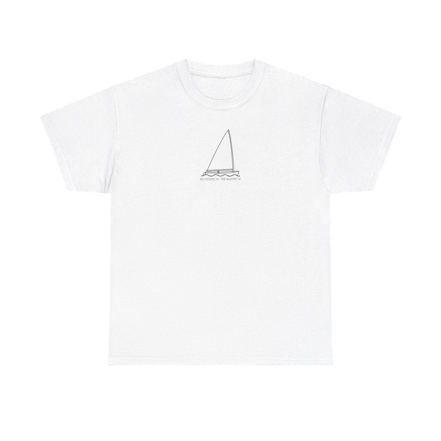 Sailboat Finn Model Unisex Heavy Cotton Tee