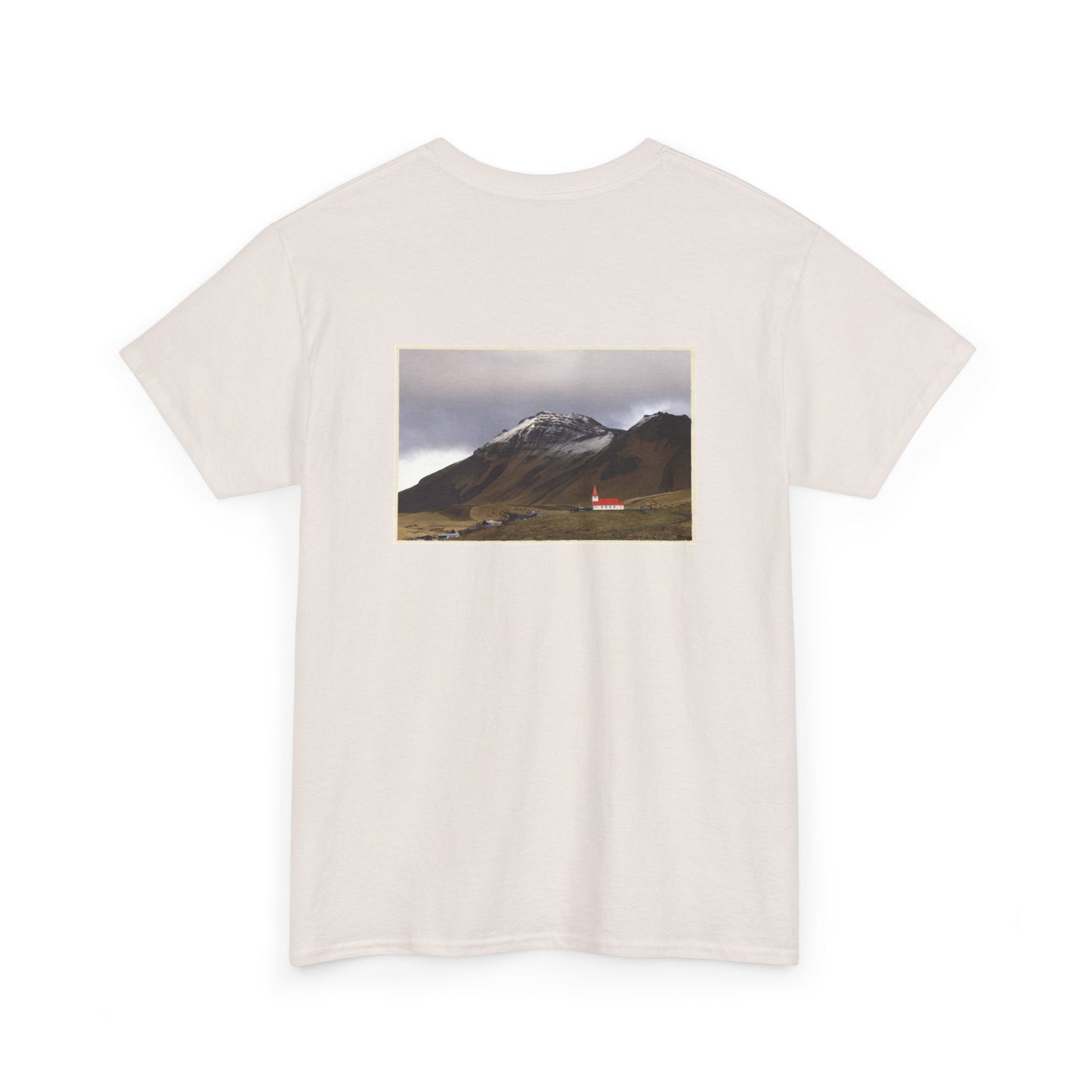 Iceland Vik - 4 panel front design - Unisex Heavy Cotton Tee