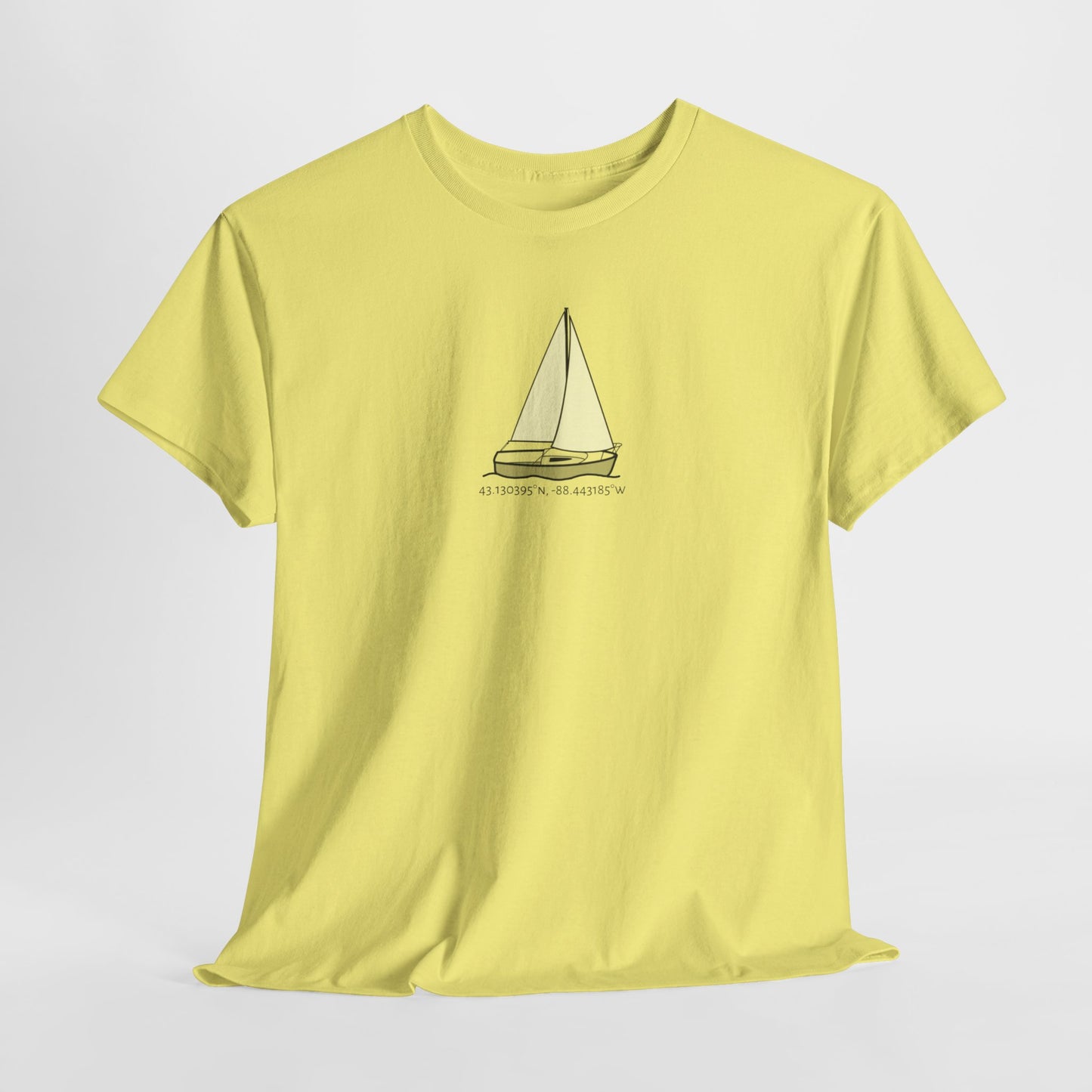 Sailboat Comfort Unisex Heavy Cotton Tee