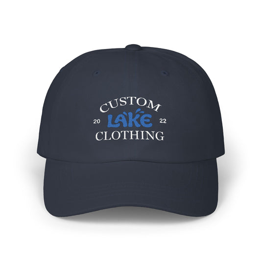 CLC Embroidered Classic Dad Cap (White Text)