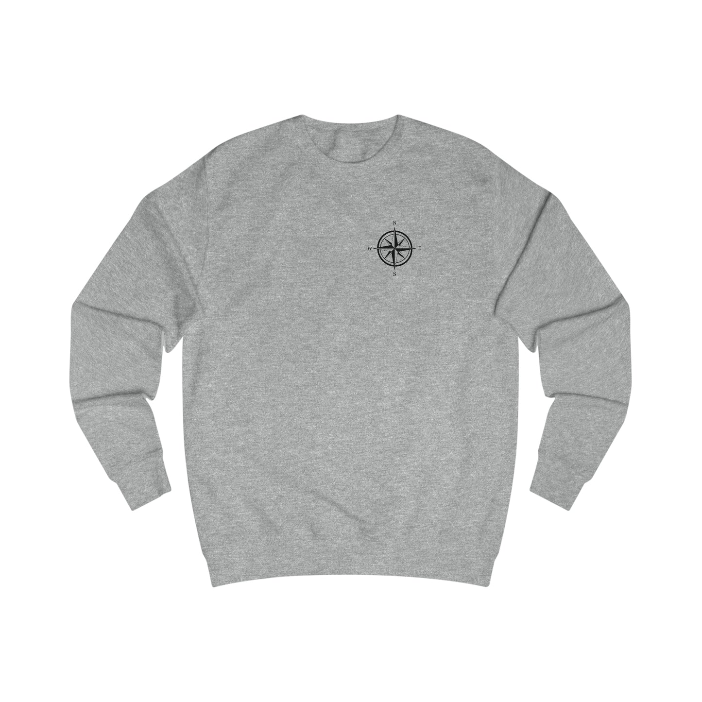 Compass Rose, Pontoon Family with Dogs -  Men's Crewneck