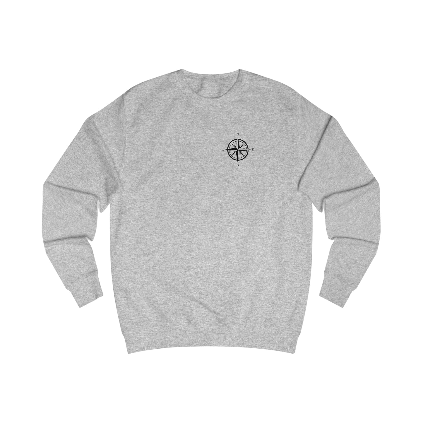 Compass Rose, Pontoon Family with Dogs -  Men's Crewneck