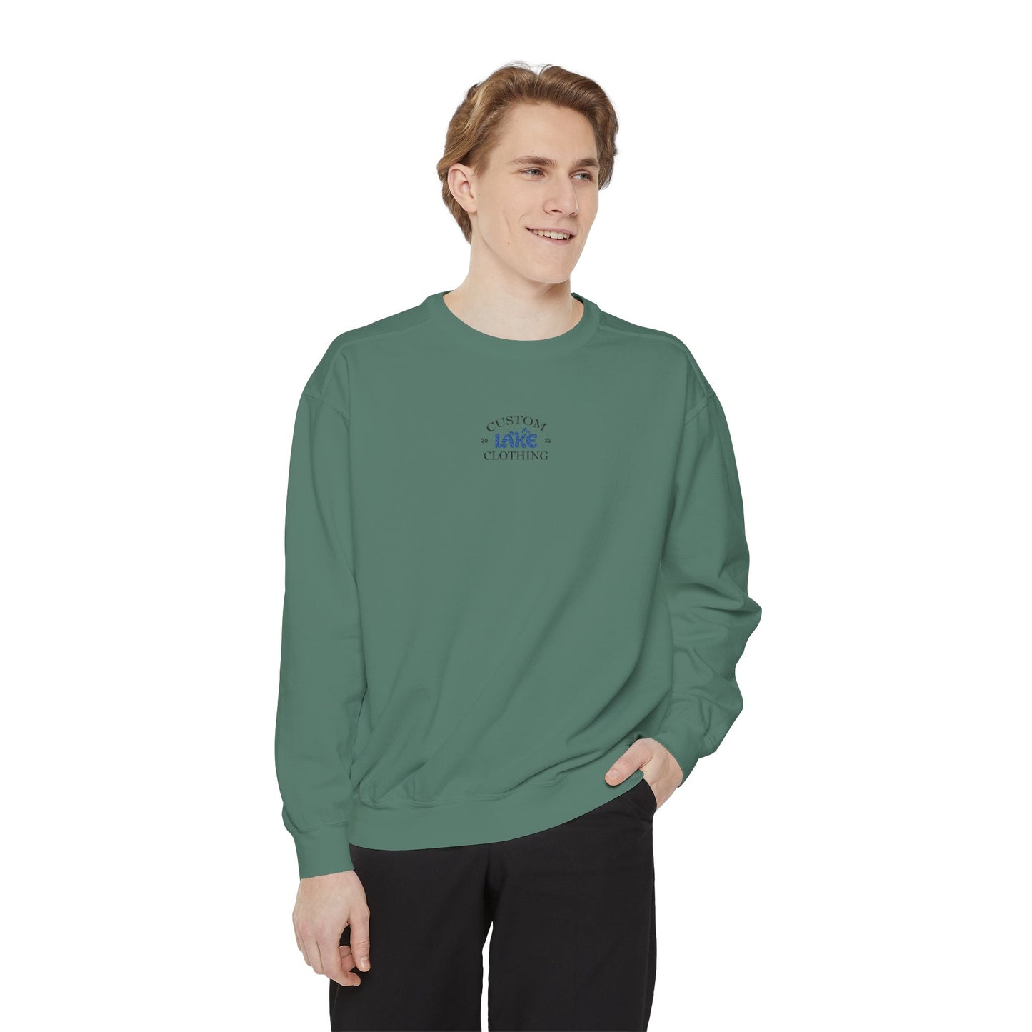 Crewneck Sweatshirt Embroidered - Comfort Colors