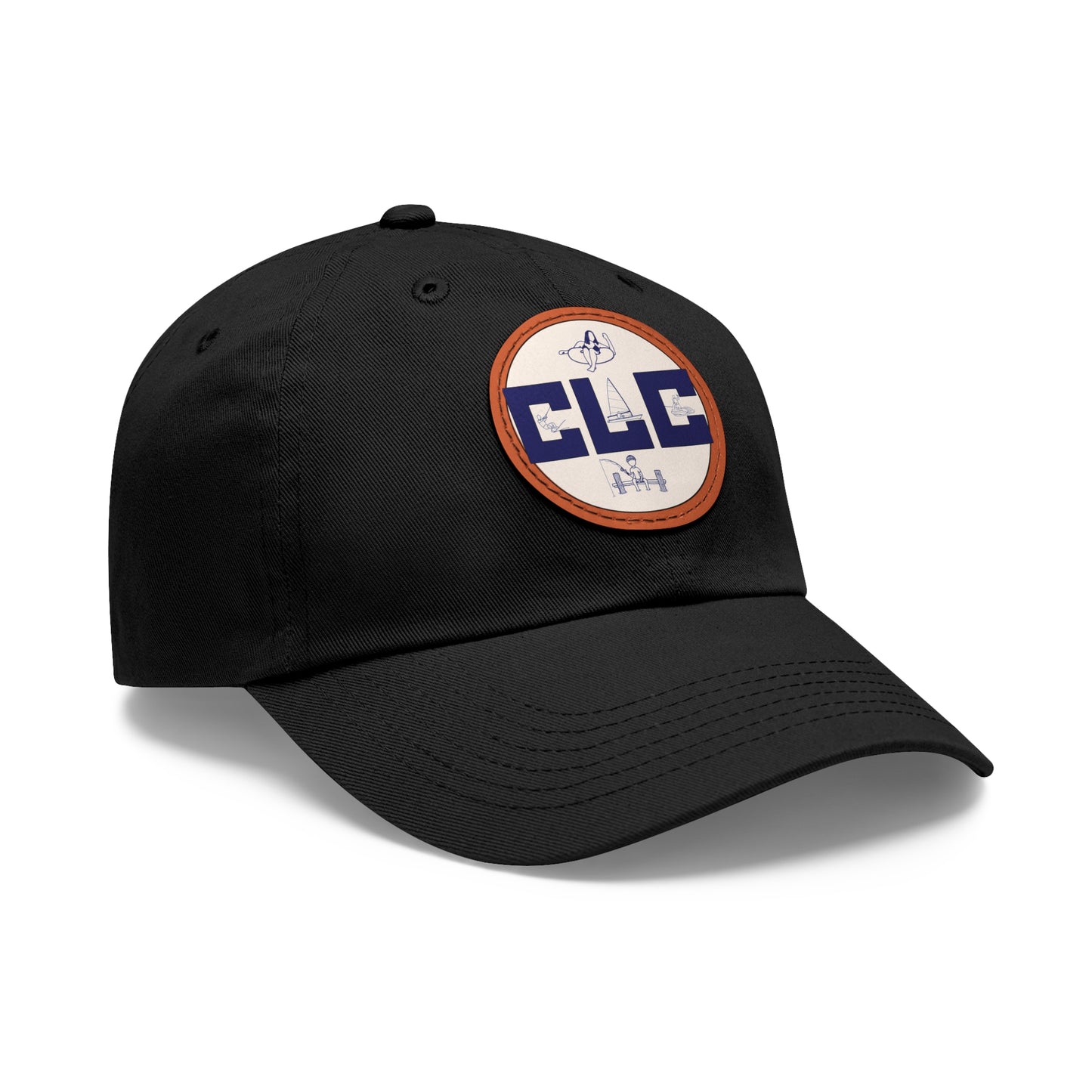 CLC Hat with Embroidered Leather Patch