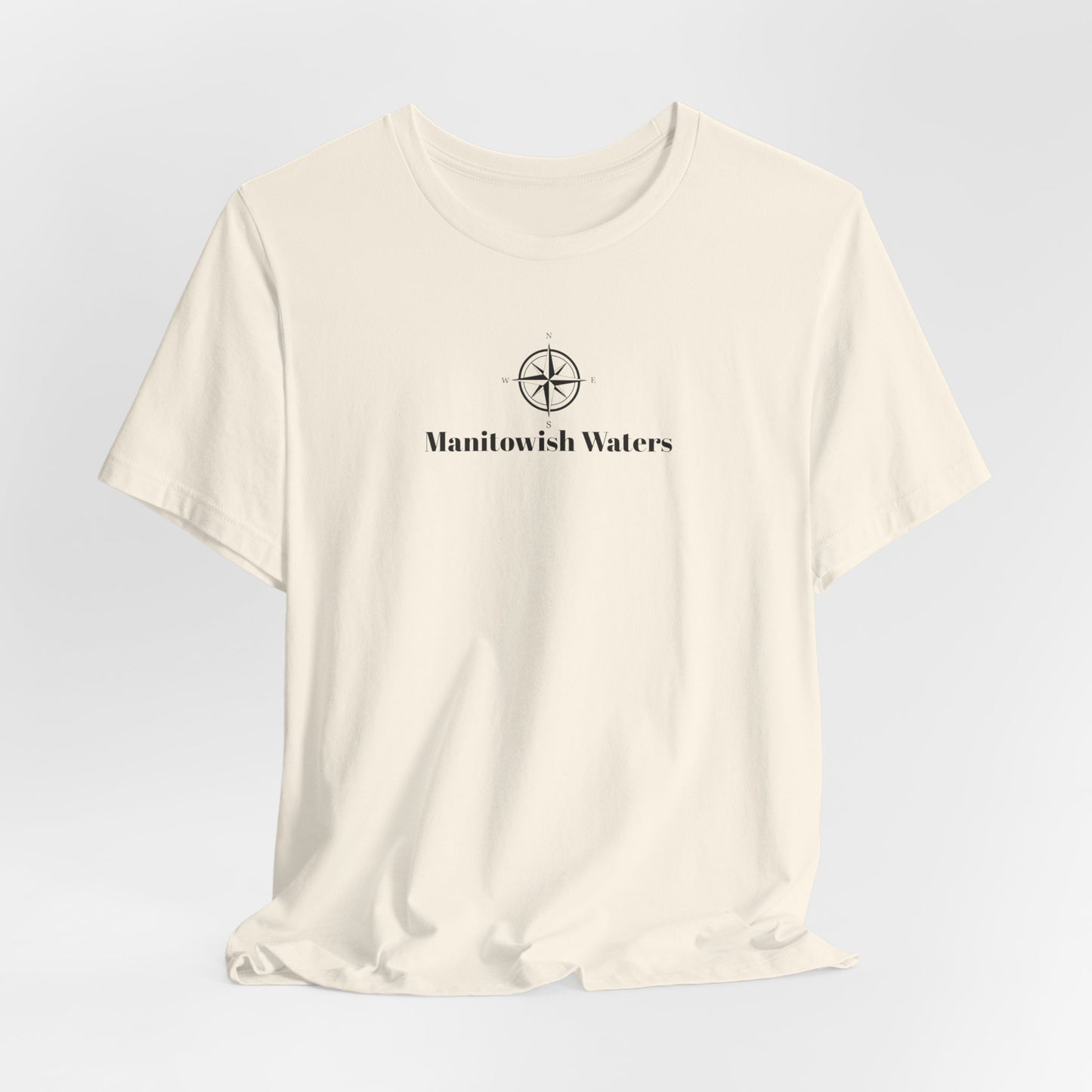 Manitowish Waters Compass Rose Unisex Lightweight Short Sleeve Tee