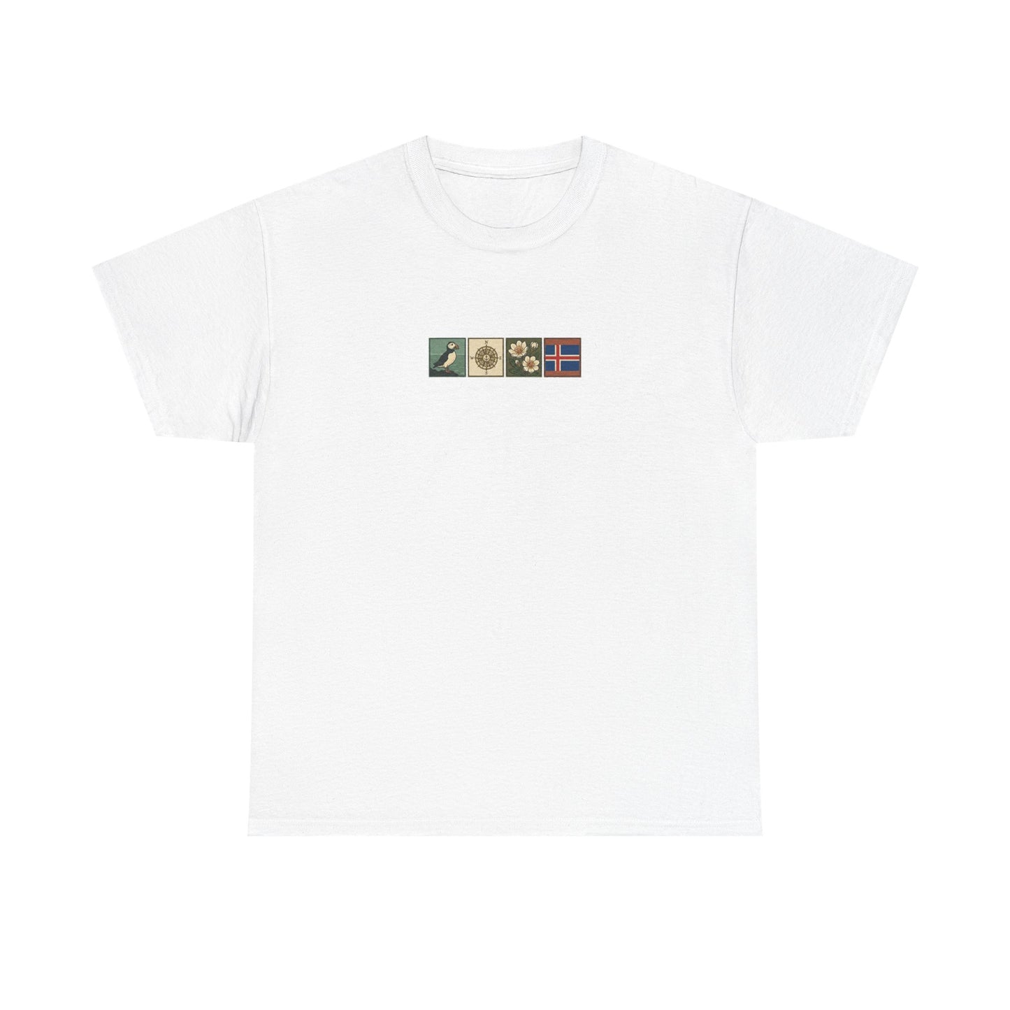 Iceland Vik - 4 panel front design - Unisex Heavy Cotton Tee