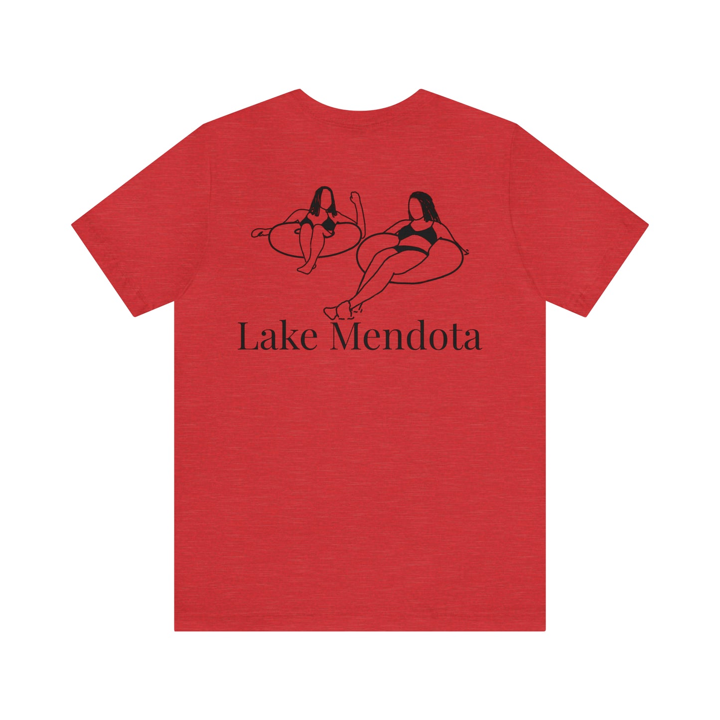 Lake Mendota Inner Tube Girls - Unisex Lightweight Short Sleeve Tee