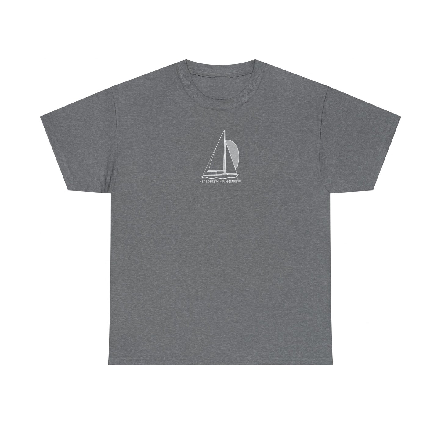 Sailboat Yngling Model Unisex Heavy Cotton Tee