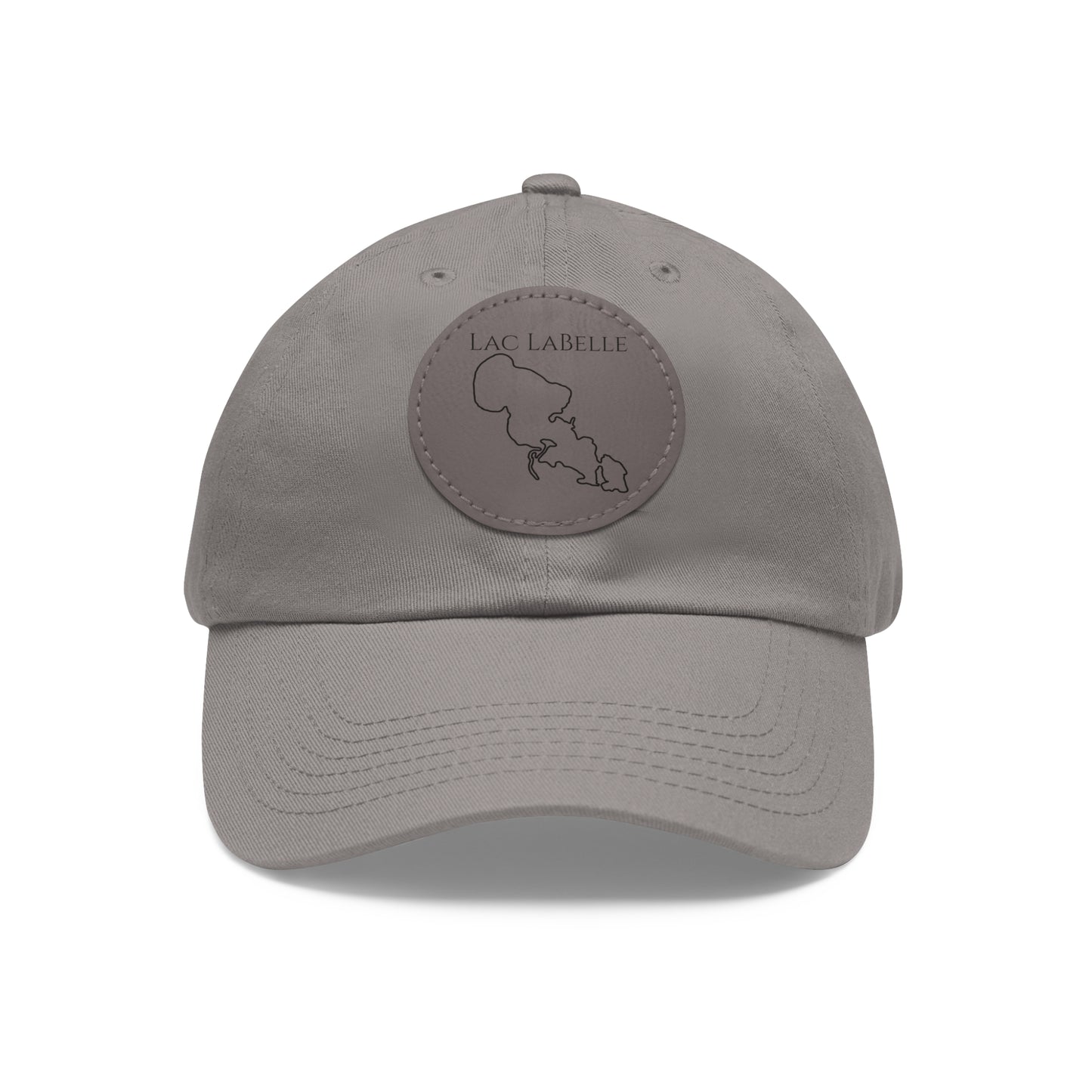 Lac LaBelle Embroidered Hat with Leather Patch