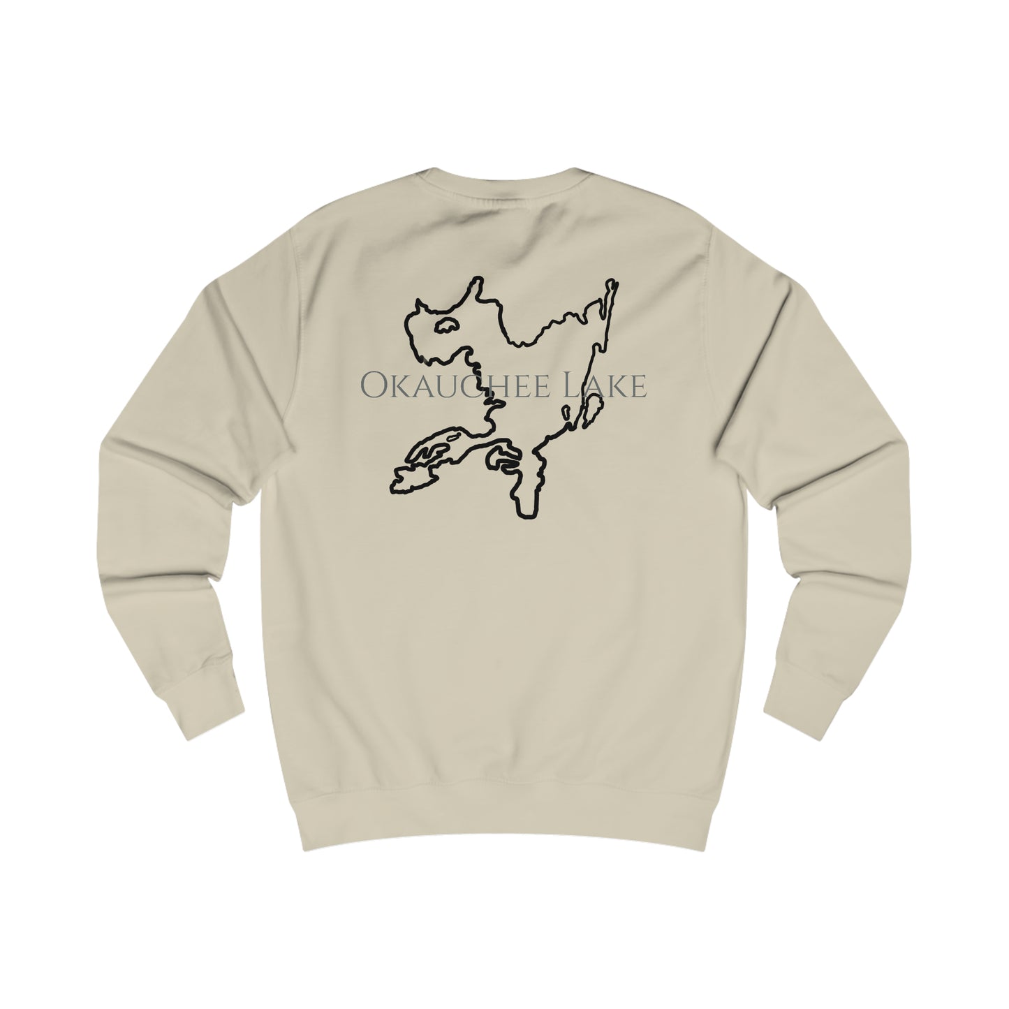 Row Boat Dog Fishing - Okauchee Lake Men's Sweatshirt