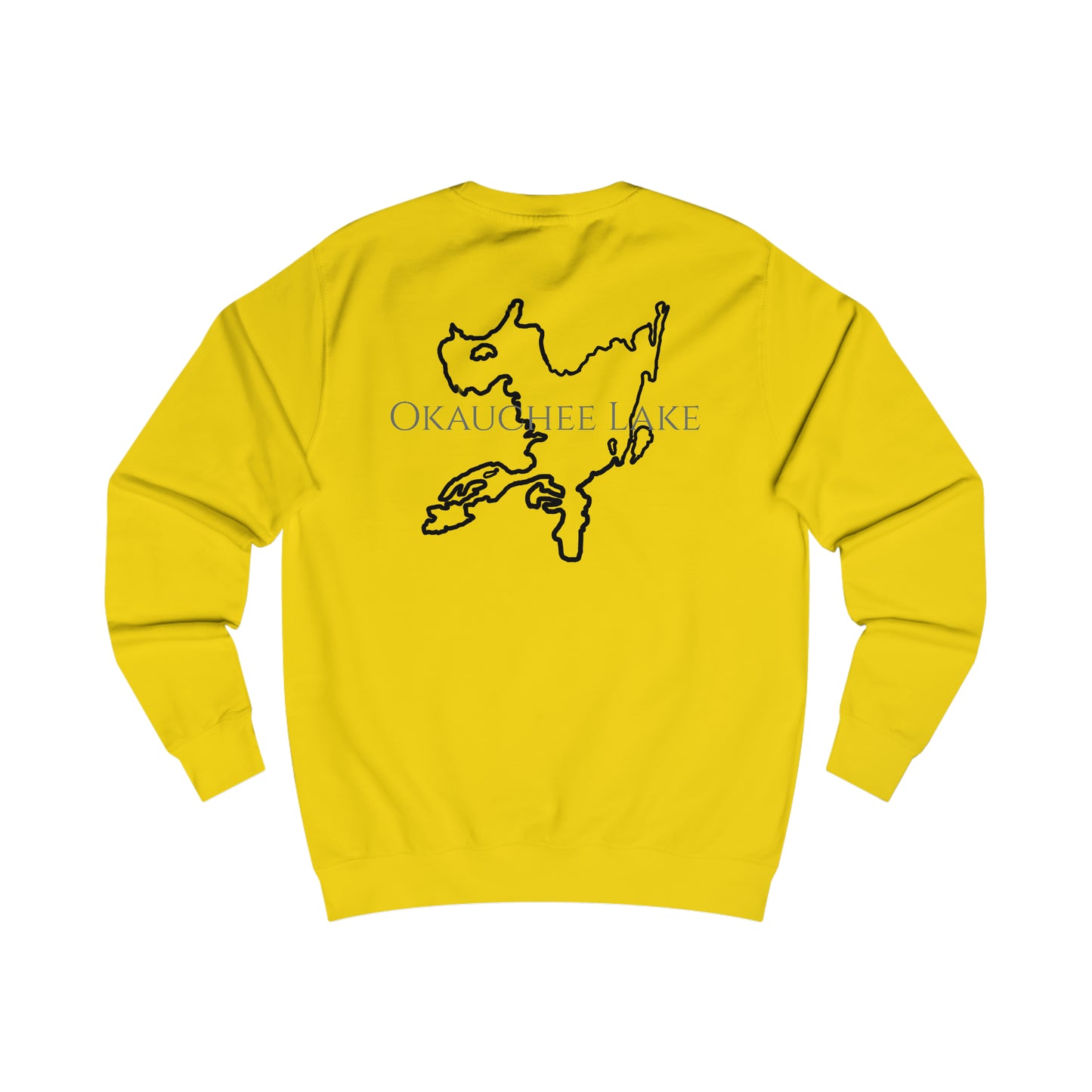 Row Boat Dog Fishing - Okauchee Lake Men's Sweatshirt