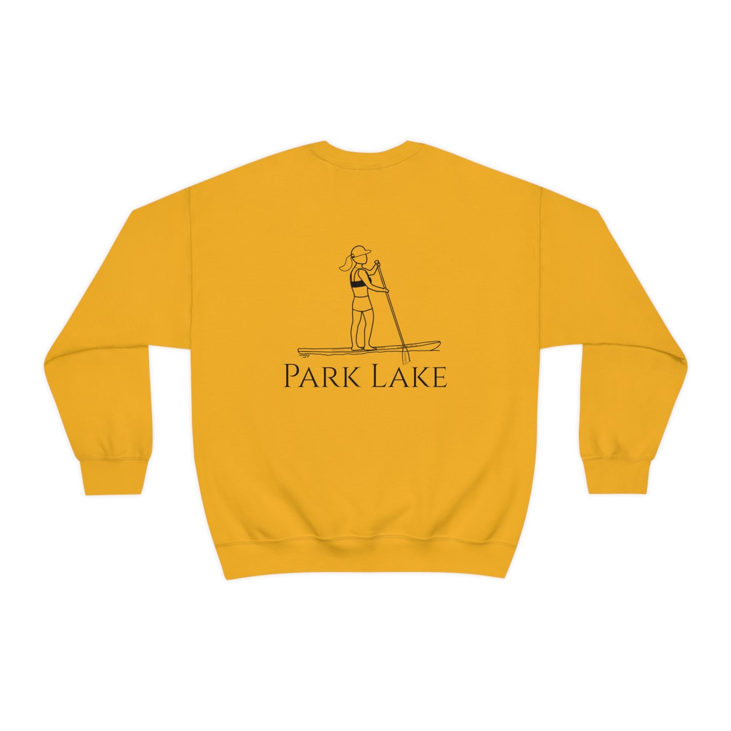 Paddle Board Girl - Park Lake Unisex Heavy Blend™ Crewneck Sweatshirt