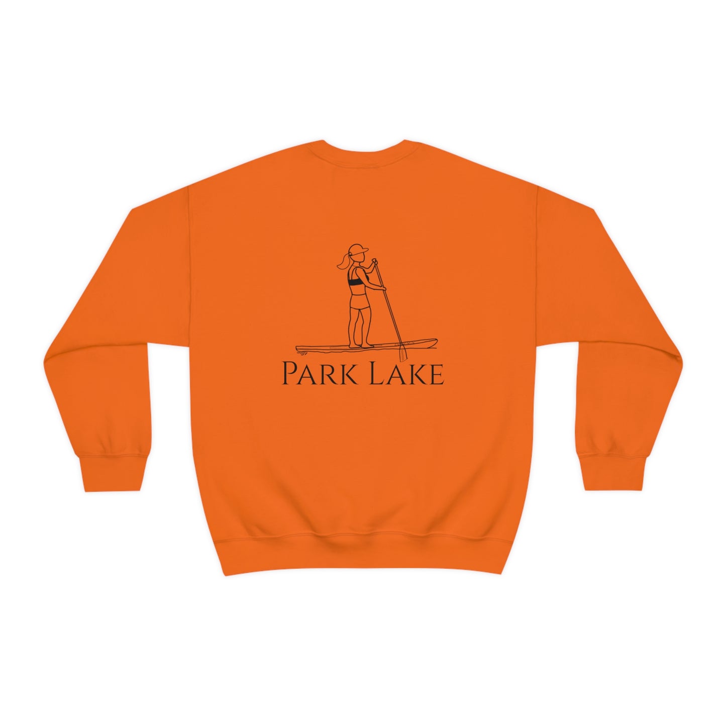 Paddle Board Girl - Park Lake Unisex Heavy Blend™ Crewneck Sweatshirt