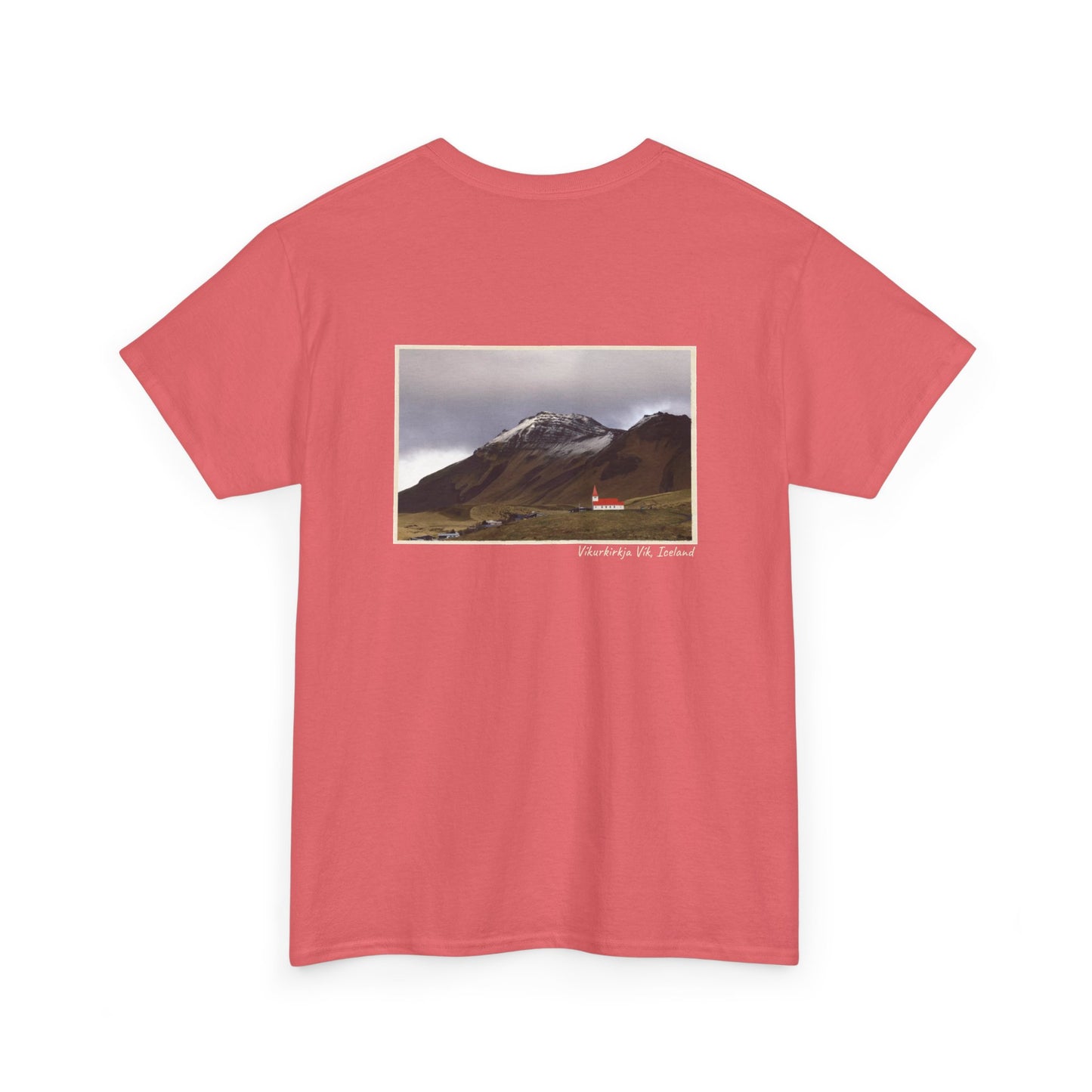 Iceland Vik - 4 panel front design - Unisex Heavy Cotton Tee