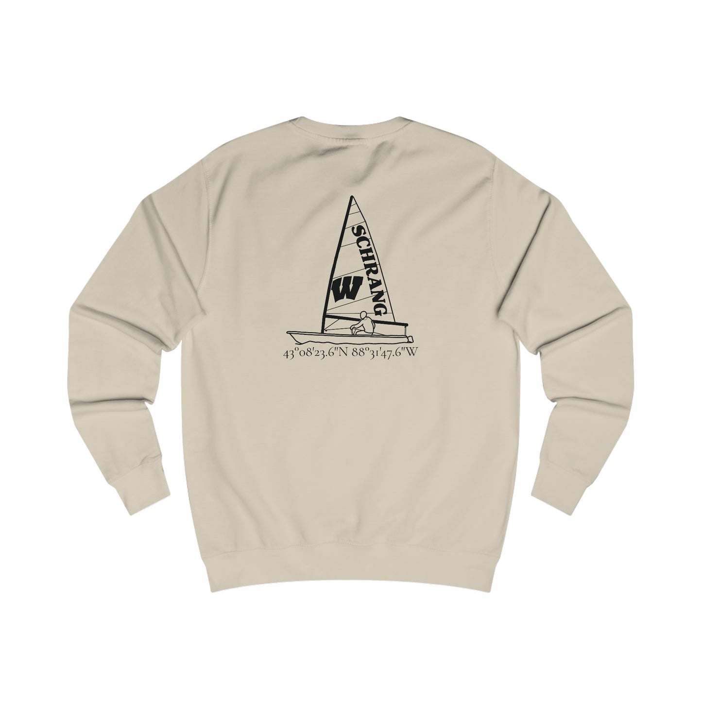 Shrang Sailing Compass Rose Unisex Crewneck Sweatshirt