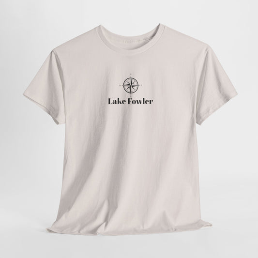 Lake Fowler Compass Rose Unisex Heavy Cotton Tee