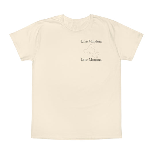 Mendota/Monona front, kayak back - short sleeve