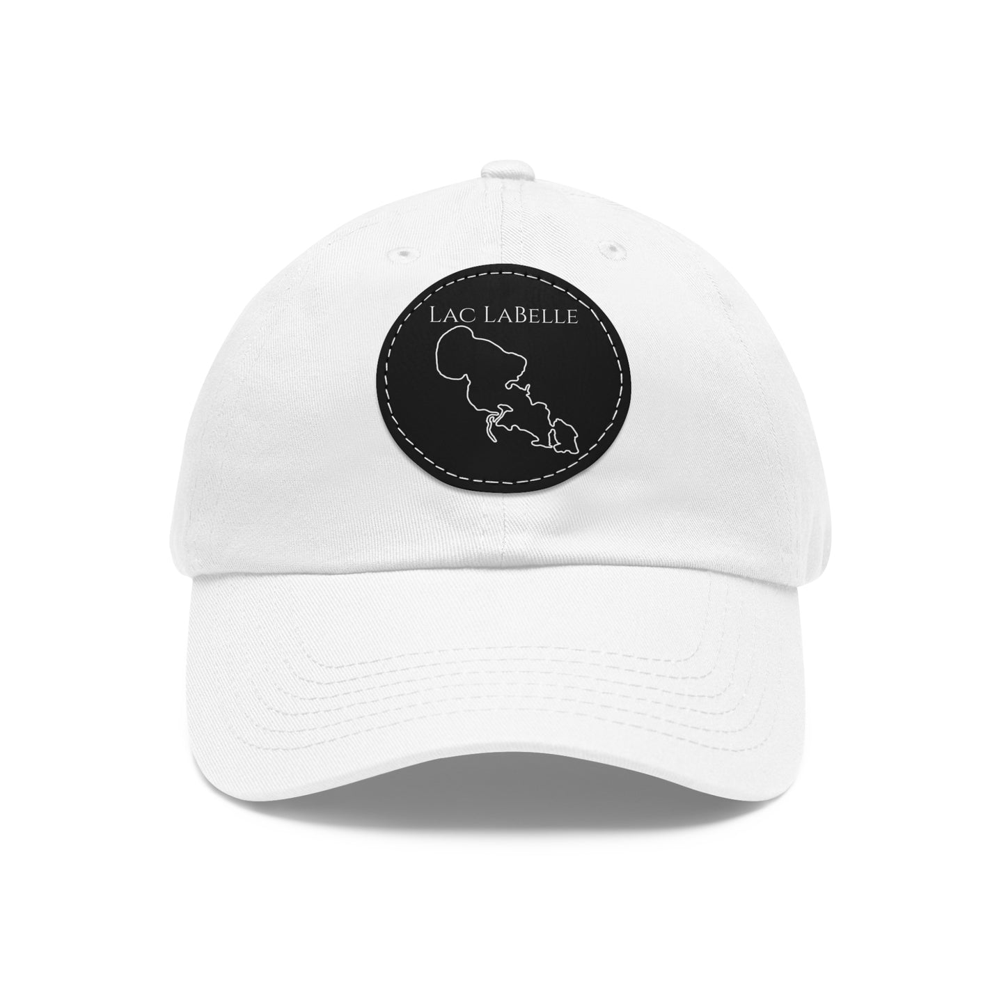 Lac LaBelle Embroidered Hat with Leather Patch