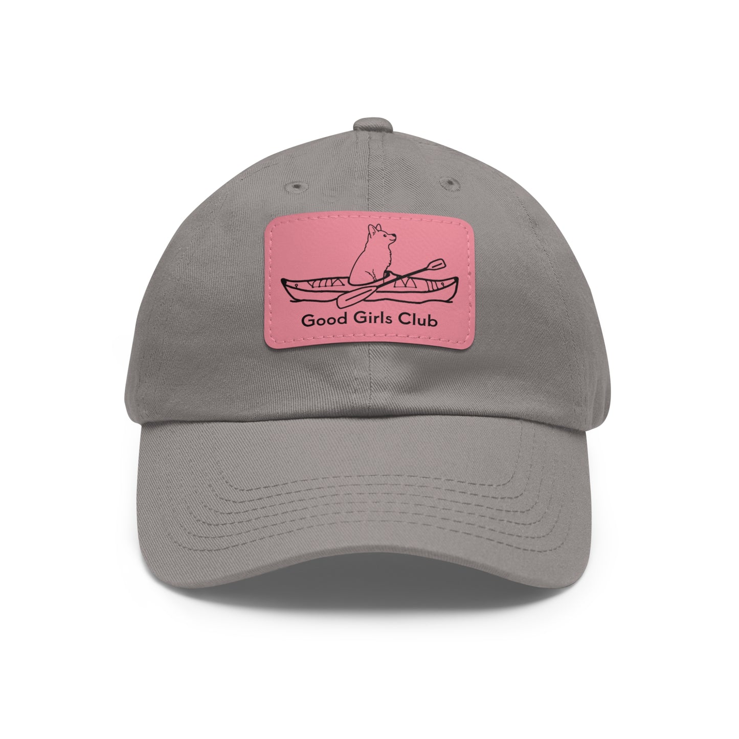 Good Girls Club Husky Kayak Dog - Hat with Leather Patch