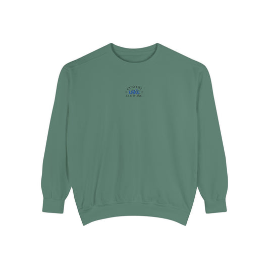 Crewneck Sweatshirt Embroidered - Comfort Colors