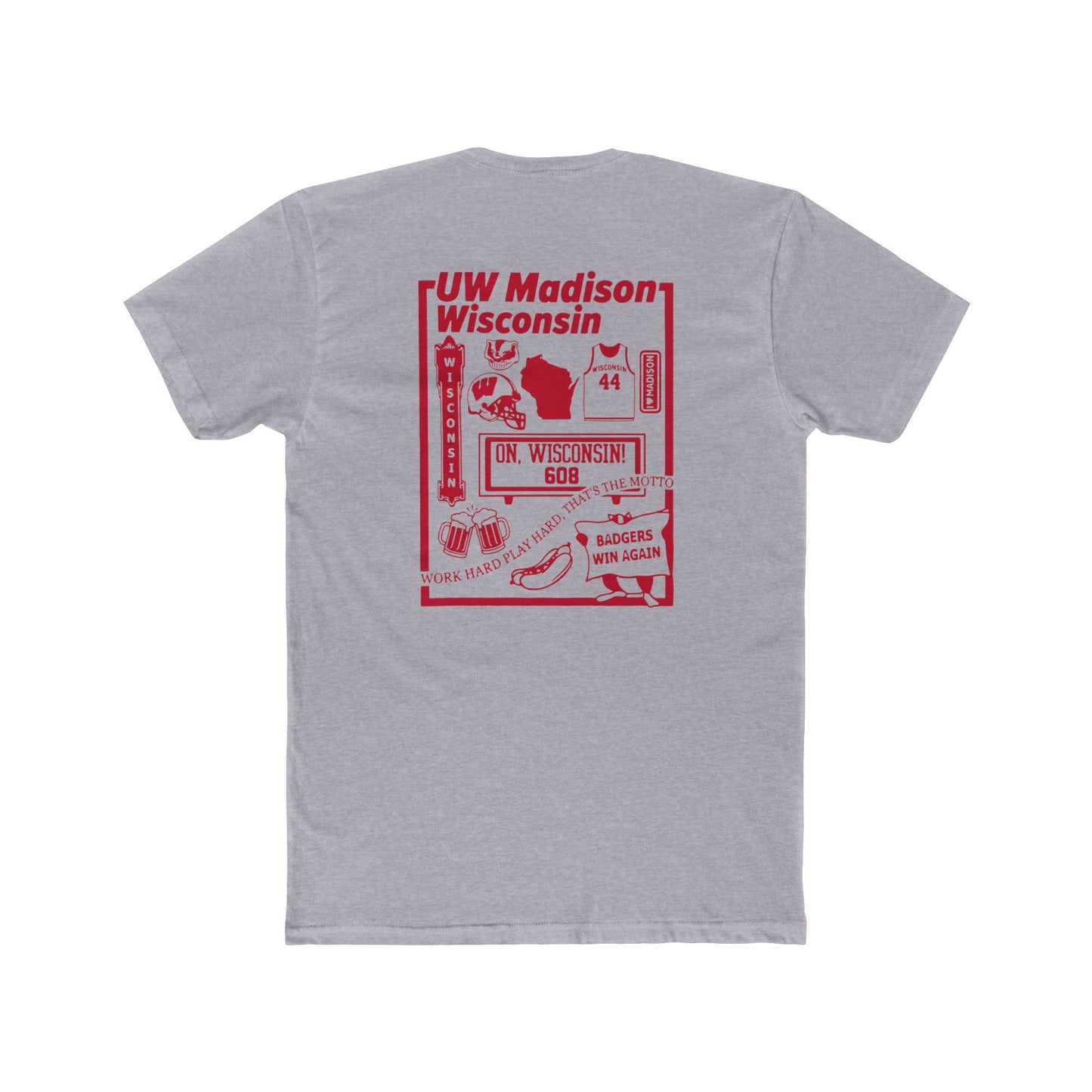 ToOrder Wisconsin Badgers Icon Tee — Gildan Softstyle